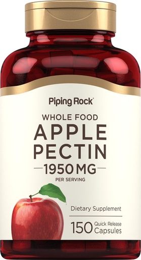 [BRSRMAY2BV7QKYI2] Piping Rock Apple Pectin Capsules 1950 mg | 150 Count | Dietary Supplement | Non-GMO, Gluten Free
