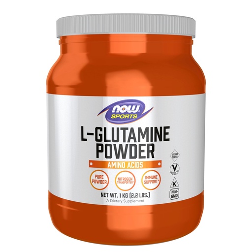 [BRSWIYT3O4FAOCLU] NOW Foods Sports Nutrition, L-Glutamine Pure Powder, Nitrogen Transporter*, Amino Acid, 35.3-Ounce