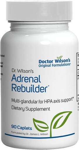 [BRSWIGALOEBWCYLK] Dr. Wilson's Adrenal Rebuilder 90 caplets multiglandular Including Adrenal Cortex for Adrenal and HPA Axis Support