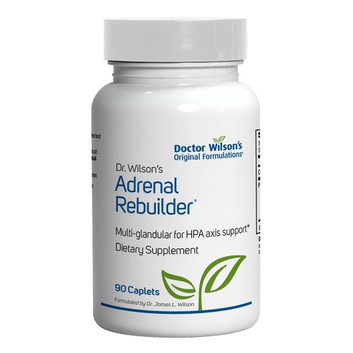 [BRSWIGALOEBWCYLK] Dr. Wilson's Adrenal Rebuilder Full HPA Axis & Adrenal Support 90 Caplets* | Multiglandular Support for Adrenal Function, Cortisol Balance and the HPA Axis*