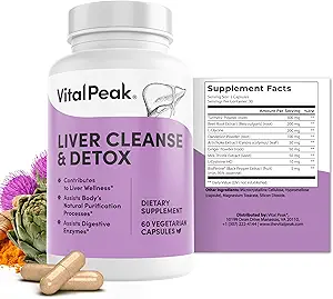 [BRSRO2YEB4NROELU] Liver Cleanse Detox & Repair - Liver Health Support Supplement - with Milk Thistle, Berberine, Beet Root Powder, Turmeric, Ginger, Dandelion Root, Artichoke, Grape Seed Extract & More - 240 Capsules