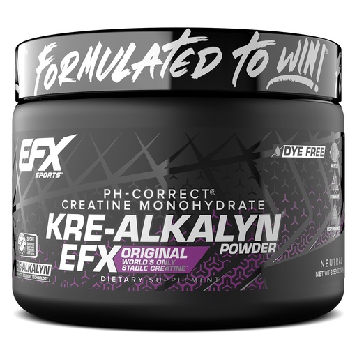 [BRSWIZIOB4OR4AAZ] EFX Sports Kre-Alkalyn EFX Powder | pH Correct Creatine Monohydrate Powder Supplement | Strength, Muscle Growth & Performance | 66 Servings (Unflavored)