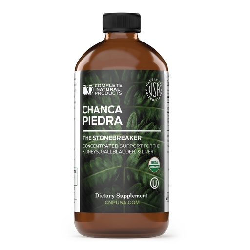 [BRSWGZ36PMHWEADL] Chanca Piedra Organic Liquid Extract 16oz - Natural Stone Breaker Dissolver, Kidney Cleanse Support, Phyllanthus Niruri Concentrate Tincture, Alcohol Free Cold Pressed Concentrate Formula USA Made