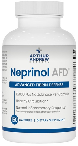 [BRSWIYINBIFRG3Q7] Arthur Andrew Medical, Neprinol AFD, Multi Enzyme Blend with Serrapeptase & Nattokinase, 150 Count (Pack of 1)