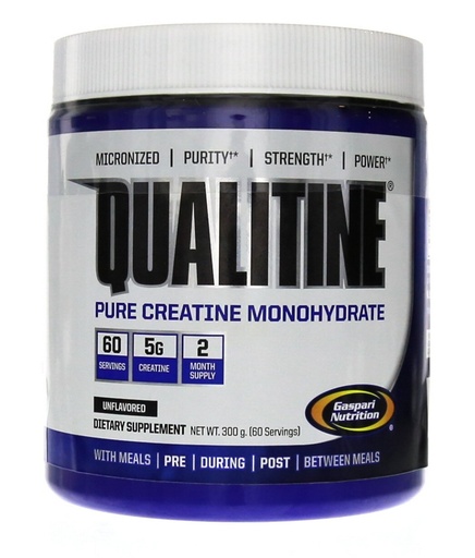 [BRSWIZY7DEMGADDU] Gaspari Nutrition Pure Creatine Monohydrate, 5g of Pure Creatine, Boost Muscle and Size (Unflavored, 60 Servings)