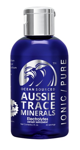 [BRSWGGANOB5QOEQ6] Aussie Trace Minerals - Magnesium Rich, Low Sodium, Complete Electrolyte Drops for Hydration, Energy & Recovery - 2oz / 60ml Liquid Supplement - Vegan, Keto Friendly