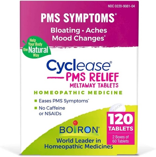 [BRSW2ZQZOEDROCA3] Boiron Cyclease PMS Twin Pack, 120 Tablets Count