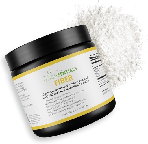 [BRSROATQC4MRMCY3] Barisentials Soluble Fiber Powder Supplement – Unflavored Digestive Health & Gut Support Supplement, Easily Mixes, Gluten & Sugar Free, Bariatric Fibre, 135g (40 Servings)