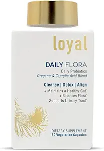 [BRSW2FIOAUJQKHLU] Loyal Daily Flora - Flora pH Balancing Oral Supplement - Daily Probiotics - Maintains a Healthy Gut - Balances Flora - Supports Urinary Tract (60 Capsules)