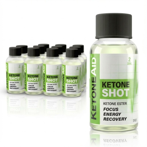 [BRSREZL5CEIAK3TJ] KetoneAid Ketone Shot | Ketone Ester Energy | No Sugar, No Caffeine (12 Count)