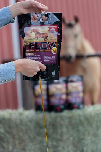 [BRSWG2YBOENR6DTG] Flaxen Flow 3 L, 100% Flax Seed Oil for Horses, Rich in Omega-3 and Omega-6 Fatty Acids