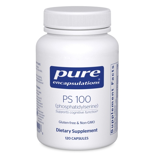 [BRSWIY37PN4B43TE] Pure Encapsulations PS 100 | Phosphatidylserine Amino Acid Supplement for Brain and Memory* | 120 Capsules