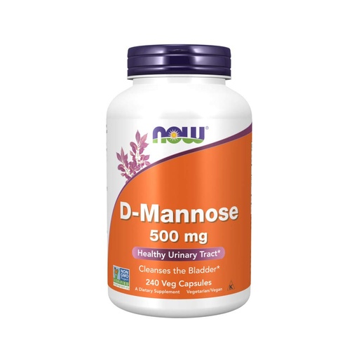 [BRSWG2YROAIBEAL6] Now Foods D-mannose 500 mg,240 Veg Capsules