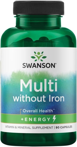 [BRSWIYT7PMOBKFLY] Swanson Active One Multivitamin Without Iron 90 Capsules