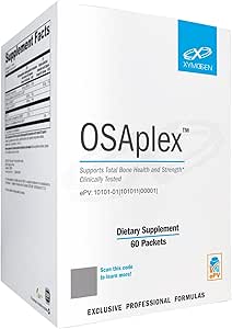 [BRSWI2QYAAIAIELE] XYMOGEN OSAplex - Clinically Tested Microcrystalline Hydroxyapatite Concentrate MCHC, Calcium + Vitamin D3 - Supports Bone Collagen Formation, Bone Mineral Density + Strength (60 Packets)