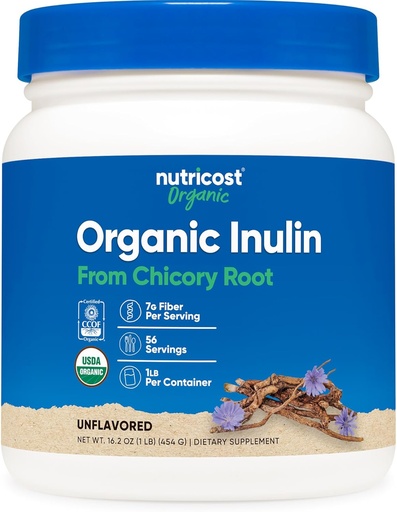 [BRSWYAA3CAJWYEI3] Orgue Orgue de Nutricost Inulin Powder 1LB (454 Grams) 7 Grams de Fiber Per Serving - des de la Root Chicory - Orguecy USDAic