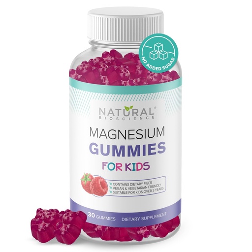 [BRSRAEAEOV6AOHTF] Sugar Free Magnesium Gummies for Kids - Calm & Sleep Support Chewable Kids Magnesium Supplement, Sleep Aid, Anti-Stress, Bone Health, Muscle Relaxation, 30 Vegan Non-GMO Gluten-Free Gummies