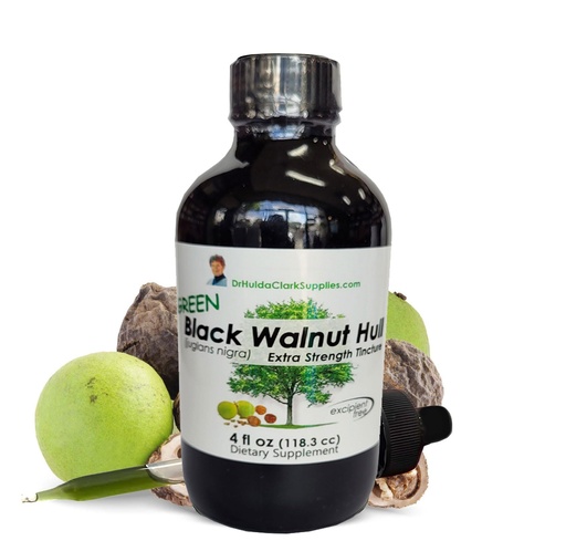 [BRSWGYANDN4GCFIV] Green Black Walnut Tincture - 4fl.oz