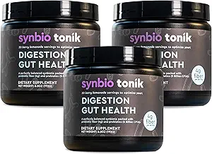[BRSROCY5BMCBOC3G] Synbio Tonik Prebiotics and Probiotics Powder | Berry Lemonade | Probiotics for Digestive Health | Daily Supplement | Improve Digestion and Bowel Motions | Boost Energy and Clarity | 3 Tubs