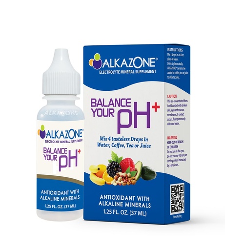 [BRSWGYIRC55GKYAY] Alkazone Balance Your pH Plus Antioxidants Alkaline Mineral Drops Enhance Your Hydration with Every Drop!