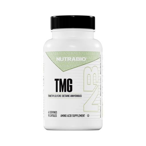 [BRSROGAECIIGGFDK] NutraBio TMG Supplements Betaine Anhydrous 500mg Capsules, Trimethylglycine Homocysteine Support