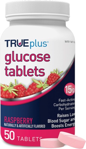 [BRSWIFAMBAGQIHYV] Table® Glucosaks, Raspry Flavor - 50ct