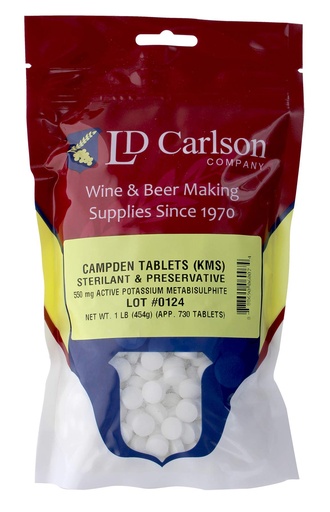 [BRSWIZD5BRYBYCLG] Campden Tablets (potassium metabisulfite) - 1 lb. bulk