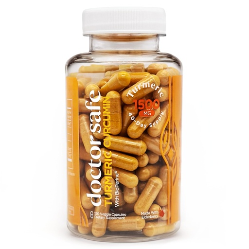 [BRSW2BT5C54AAAY4] Turmeric Curcumin with Black Pepper Extract 1500mg - High Absorption Ultra Potent Turmeric Supplement with 95% Curcuminoids and BioPerine - Non GMO Curcumin Capsules for Joint Support - 120 Capsules