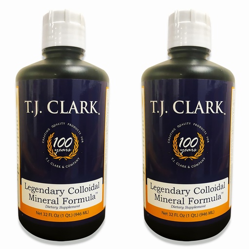 [BRSWK234BUGQ2CLM] T.J. Clark Legendary Colloidal Mineral Formula 32 fl. oz. (2 Pack) by T. J. Clark