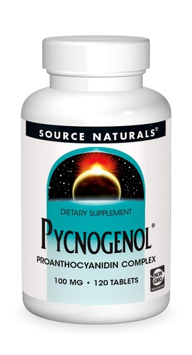 [BRSWKYIPCRYGAE3O] Source Naturals Pycnogenol, Proanthocyanidin Complex, 100 mg - 120 Tablets