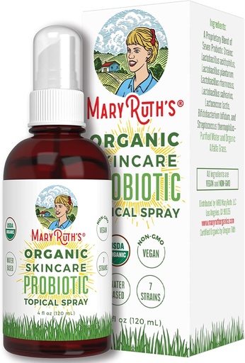 [BRSWGYI6B56GGHL2] Topical Probiotic Liquid USDA Organic Topical Probiotics for Digestive Health Lactobacillus Acidophilus Probiotic Gut Health & Immune Support Supplement Vegan Non-GMO Gluten Free 4 Fl Oz