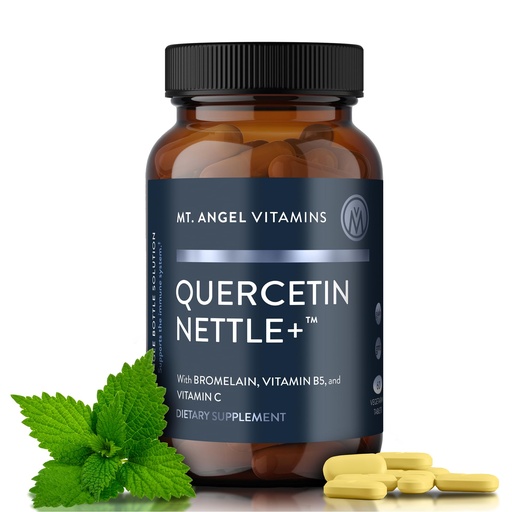 [BRSWKEY7BAEBW3Q7] Mt. Angel Vitamins Quercetin with Bromelain & Stinging Nettle Leaf Extract | 1000mg Quercetin Phytosome Supplement for Seasonal Nasal Comfort & Histamine Support | cGMP Made in USA, 60 Capsules
