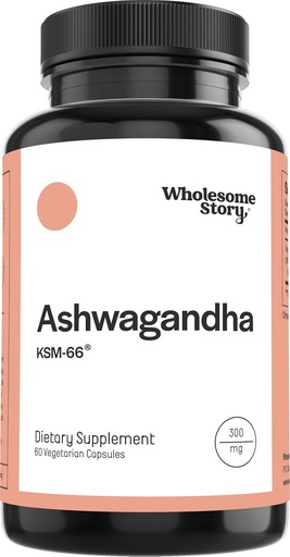 [BRSROZQ7DNYQ2FYU] Végétalienne KSM 66 Capsules Ashwagandha High Potency 5% Withanolides