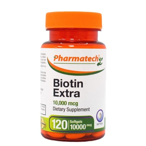[BRSWGGAKBN7W2EQ2] Biotin Vitamin for Hair Growth, Biotin 10000mcg, Improves Skin and Nails Quality, Vitamin B7, Supplement for Women, Gluten Free, 120 Softgels