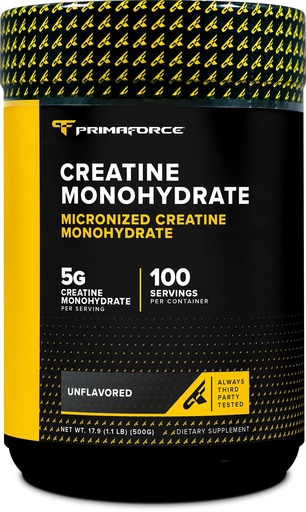 [BRSRMBD4AEMR62QV] Primaforce Micronized Creatine Monohydrate Powder 500 Grams (1.1 Pounds)
