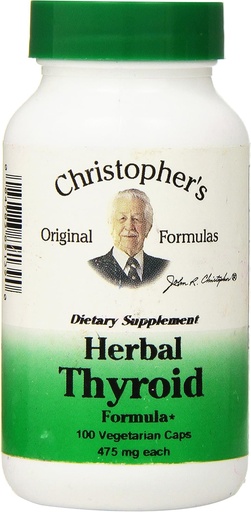 [BRSWIYQLBUPRC3TC] Dr. Christopher's Formula Dr Christopher's Formula Herbal Thyroid, 100 Count