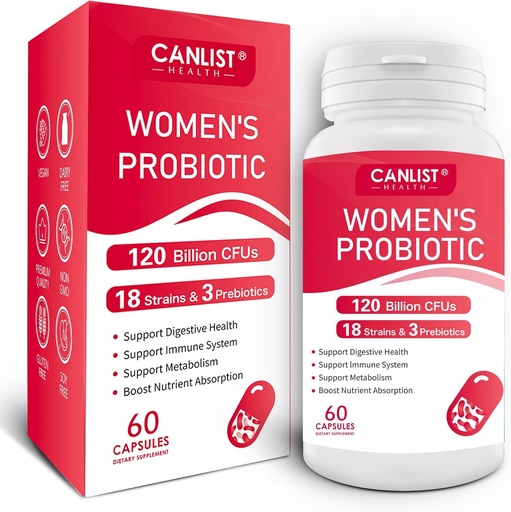 [BRSROCYBBB6GM2AV] Qadınlar Probiyotiks120 milyard CFUs 18 Strains 3 Prebiyotiks & Digestive Enzymes Organic Prebiy Cranberry Qadınlar Sağlamlıq Dəstəyi & Immune Support Non-GMO Soy Gluten Süt