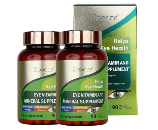 [BRSRAAYRDF6RYYD6] zooone- Lutein Eye Vitamins Supplement for Macular Health and Dry Eye, Contains Lutein, Zinc, Vitamins C/E & Zeaxanthin to Support Eye Health, 90 Tablets (2)