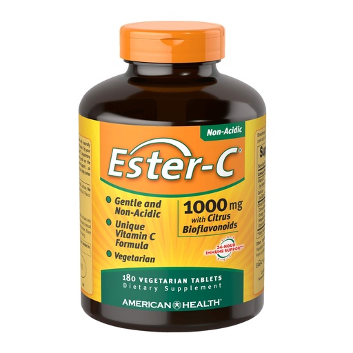 [BRSWIYQ6BAPGECDC] American Health Ester-Vitamin C with Citrus Bioflavonoids 1Vitamin 000 Milligrams 180 Veg Tabs