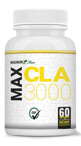 [BRSWG235OF5BM23L] Maximum Slim MAX CLA 3000, High Potency, Natural Weight Loss Exercise Enhancement, Increase Lean Muscle Mass, Non-Stimulating, Non-GMO 95% Pure CLA, 90 Count