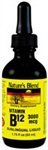 [BRSWIGQRA5YRQ2DO] Nature's Blend Vitamin B-12 3000 mcg Sublingual Drops 1.75 oz Liquid