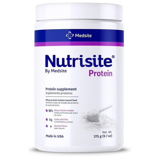 [BRSROEL2O56QOFY7] Nutrisite Whey Protein Isolate Powder 90% – Unflavored Protein Powder for Kids and Adults, Zero Carb, Gluten and Sucrose Free, Easy to Mix Daily Nutrition, 9.7 oz