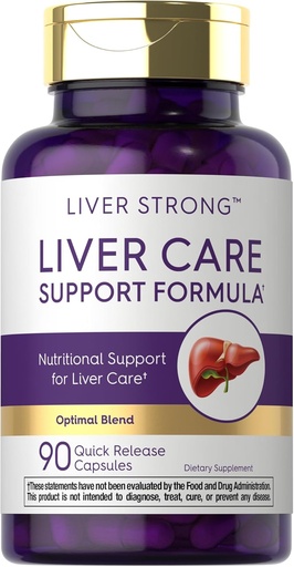 [BRSRMHAFDFYGYHQY] Carlyle Liver Support Supplement | 90 Capsules | with Milk Thistle, Dandelion Root & Artichoke Leaf Extract | Optimal Blend | Non-GMO & Gluten Free