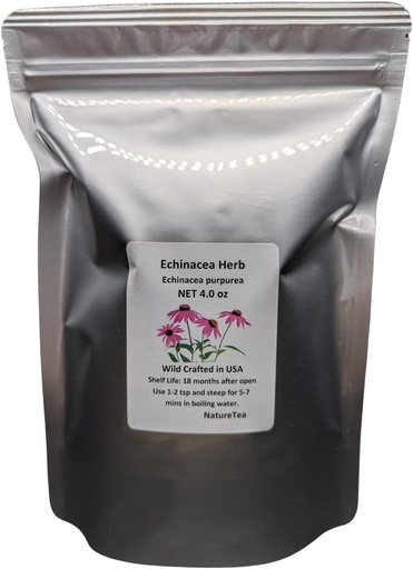 [BRSWIC37CEPQY33E] Echinacea Herb - Echinacea purpurea Loose Leaf C/S 100%来自自然(4 oz)