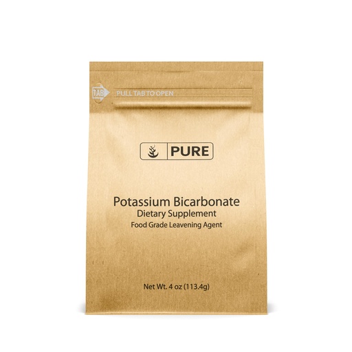 [BRSWGFIPCACGKA3Z] Pure Original Ingredients Potassium Bicarbonate (4oz) Natural, Food Safe, Electrolyte, Leavening