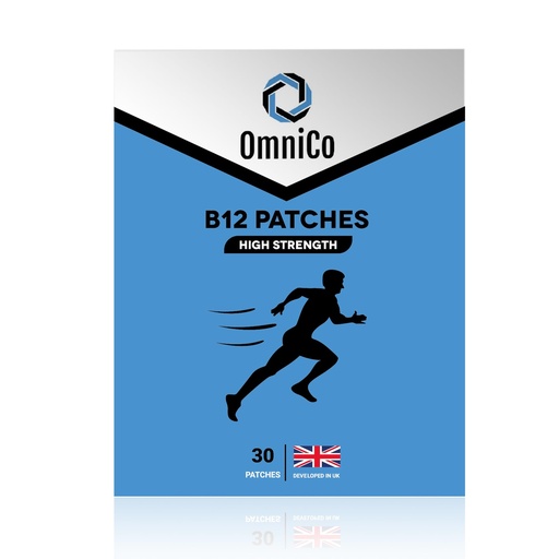 [BRSROZICPN6AEA3V] OmniCo - B12 Energy Patches – 30 Pack
