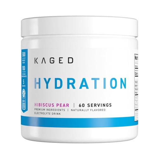 [BRSROYI6BYNQA3A3] Kaged Hydration Drink Mix | Sugar Free | Tastes Amazing | 5 Key Electrolytes, 60 Servings