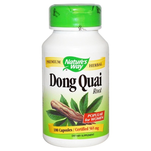 [BRSWIYAFBYHRADL6] Natures Way Dong Quai Root Capsule, 565 Mg - 100 per pack - 3 packs per case.