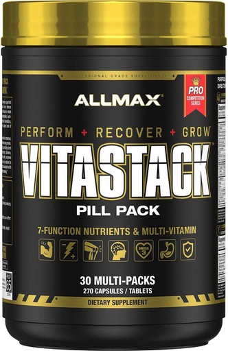 [BRSWIYIHDEGQ4FDU] ALLMAX Beslenme Vitastack, Vitamin & Nutrient Stack Packs, 30 Pack