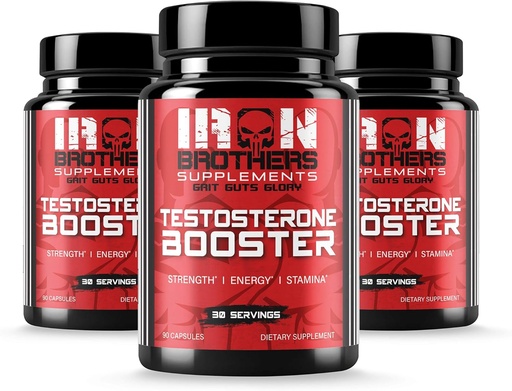 [BRSWGFA7BEJRQEY4] Testosterone Booster for Men - Estrogen Blocker - Supplement Natural Energy, Strength & Stamina - Lean Muscle Growth - Promotes Fat Loss - Increase Male Performance (3 Bottles)